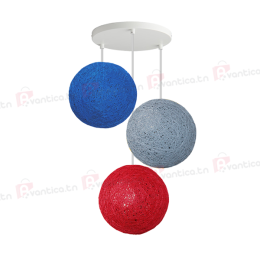 Suspension Luminaire 3 Boules 2