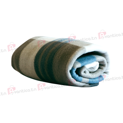 Ecossais bleu marron