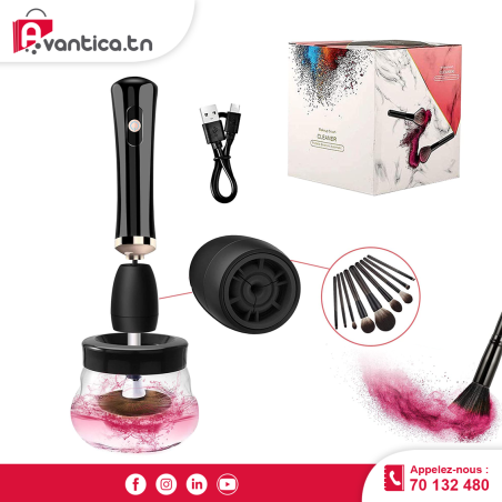 Nettoyeur De Pinceaux Maquillage Électrique Nettoyeur De Pinceaux Maquillage Électrique