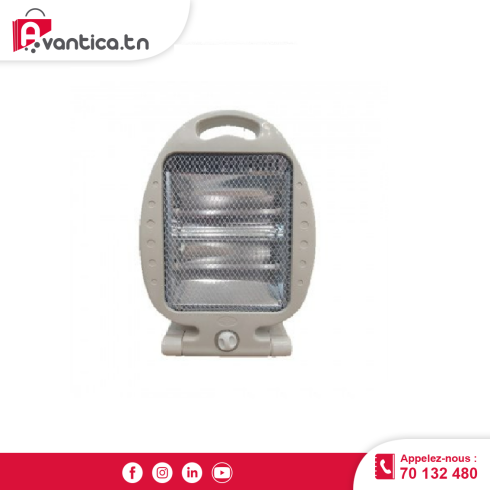 Radiateur halogène 800w coala-h2