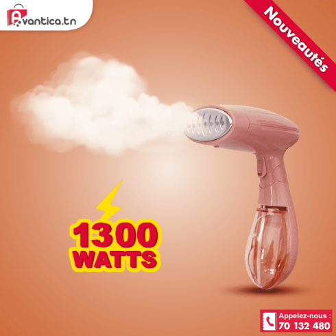 Défroisseur Vapeur 1300W Rose Florence - Avantica