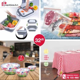 Packs de 4 :sac zip+nappe+...