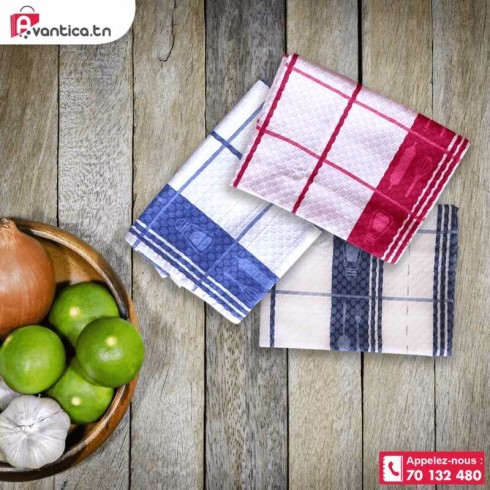 Lot 6 serviettes de table