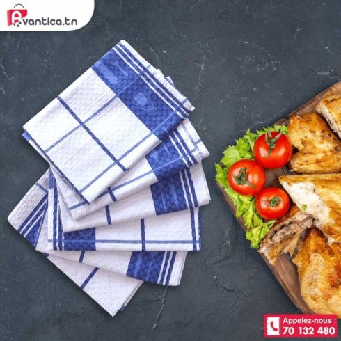 Lot 6 serviettes de table