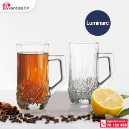 Lot de 6 verres à  thé...