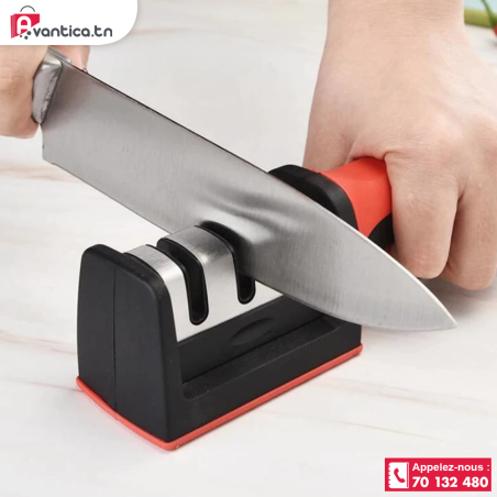 Aiguisoir de couteaux à trois étages Aiguisoir de couteaux à trois étages