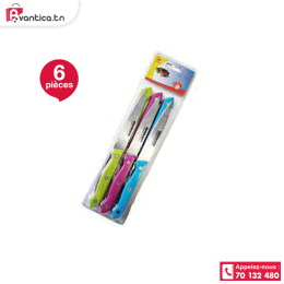 Couteaux cuisine lot de 6