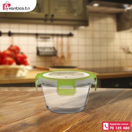 Boite ronde vert