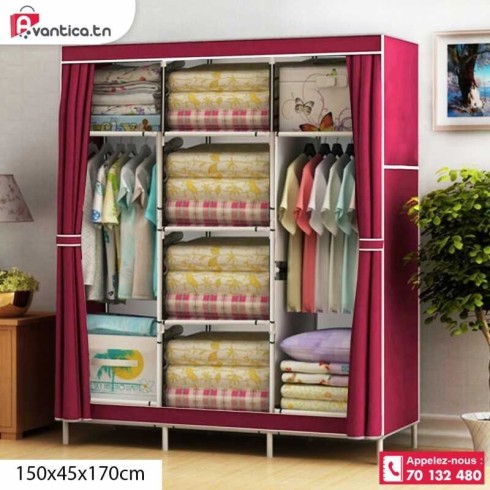 Armoire de rangement en tissu pliable... Armoire de rangement en tissu pliable...