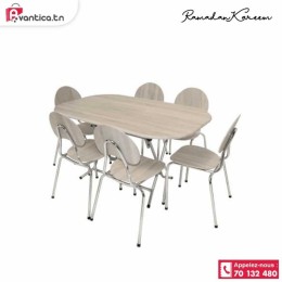 TABLE PLIANTE OVALE ( 146*94)