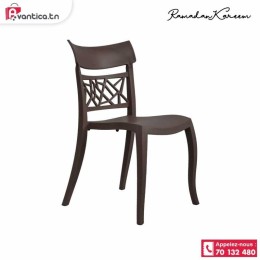 CHAISE AMIRAL ROTIN Noir