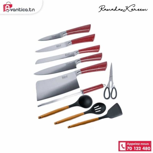 Bass Ensemble Couteaux De Cuisine -...