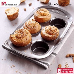 Moule à  6 Muffins en Métal...