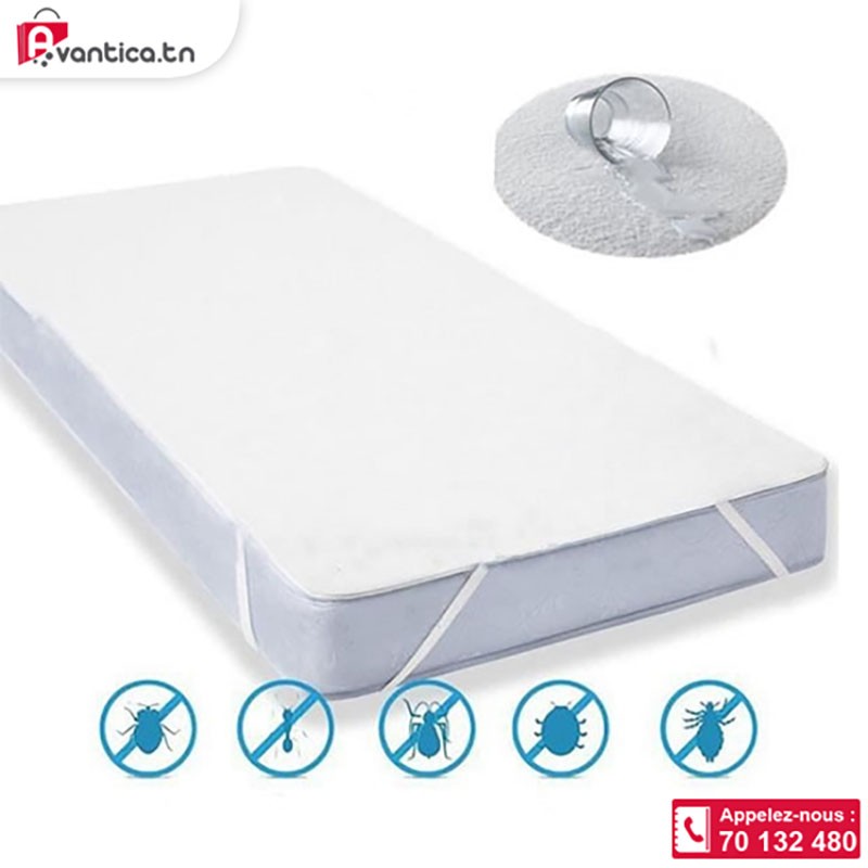 Limenda Protège-matelas pour lit bébé 60 x 120 cm - Lavable - Imperméable -  Protection contre l'humidité - Housse de matelas