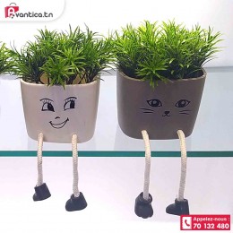 Pot décoratif de gazon...