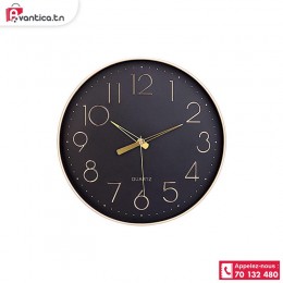 Horloge mural Noir