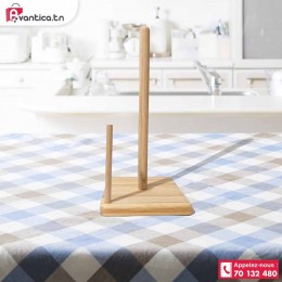 Porte rouleaux en bois pour...