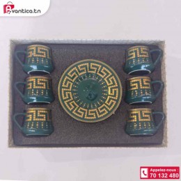 Service a Café Turc vert