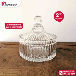 Bonbonnière avec couvercle