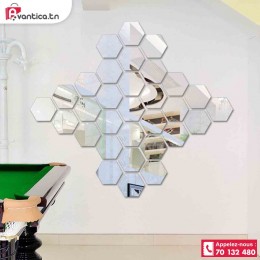 Miroir Hexagonal 12PCs