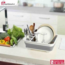 Egouttoir a vaisselle pliable