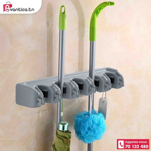 Holder Organisateur des Outils de Nettoyage BROOM HOLDER Support