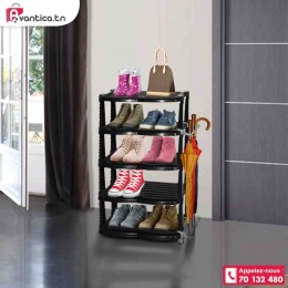Porte chaussures noir