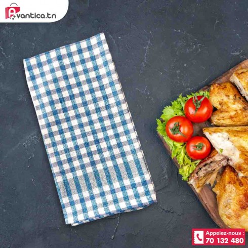 Serviette de table carreaux Serviette de table carreaux