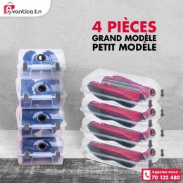 Pack de 4 shoes case petit...