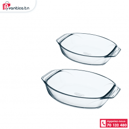 2 Plats ovale PYREX