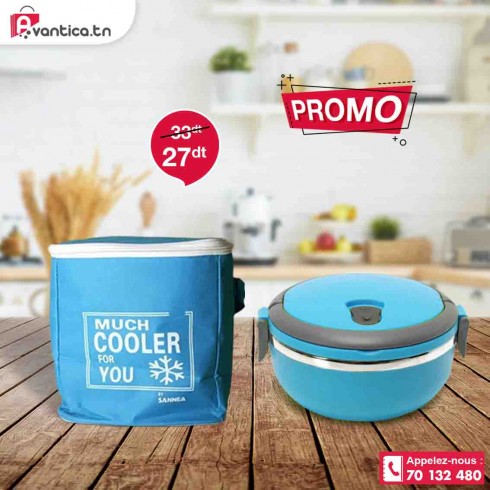 Sac isotherme 9L et boite alimentaire