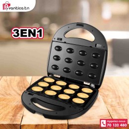Appareil 3en1: panini,...