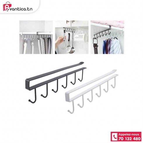 Porte Tasses Suspendu avec 6 Crochets