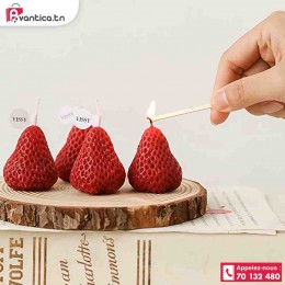 bougie parfumée fraise