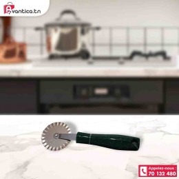 Coupe pâtes cannelée inox