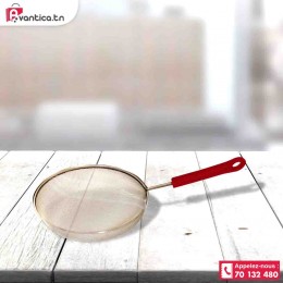 Passoire inox à main rouge...