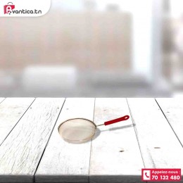 Passoire inox à main rouge...