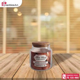 Bocal verre avec couvercle...