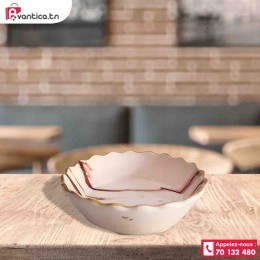 Plat de présentation rond