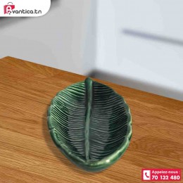 Plat feuille 15cm