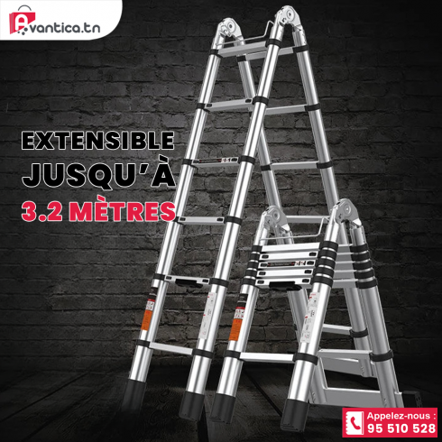 Escabeau en aluminium multifonctions