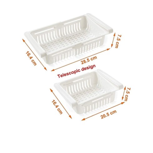 Panier de Réfrigérateur Rétractable Pack 3 Panier de Réfrigérateur Rétractable Pack 3