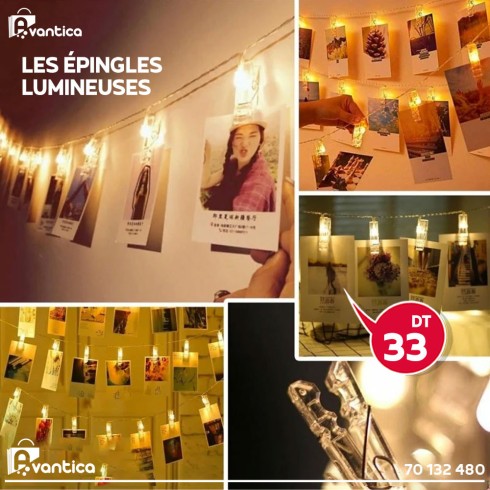 Les épingles lumineuses