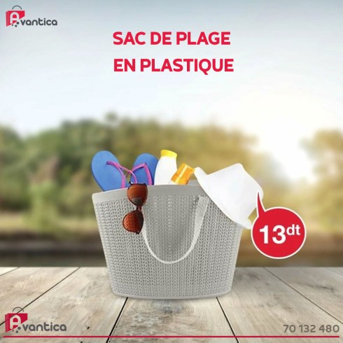 Sac de plage en plastique