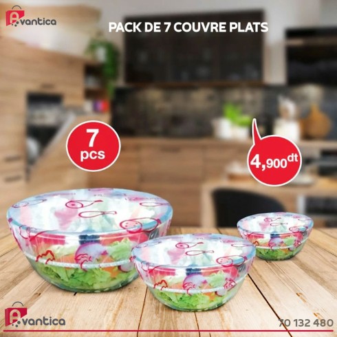 Pack de 7 Couvre Plats