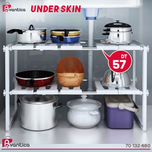 Organisateur extensible sous l'évier Under sink Organizer