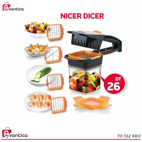 Découpe Fruits & Légumes 5 En 1 Nicer Dicer Découpe Fruits & Légumes 5 En 1 Nicer Dicer