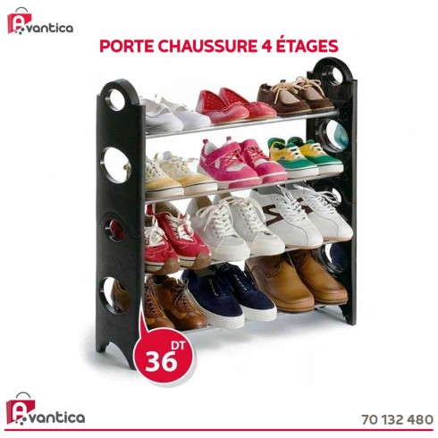 Porte Chaussure 4 étages