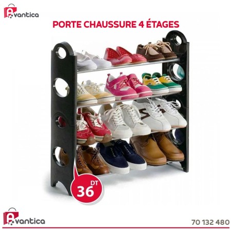 Porte Chaussure 4 étages Porte Chaussure 4 étages