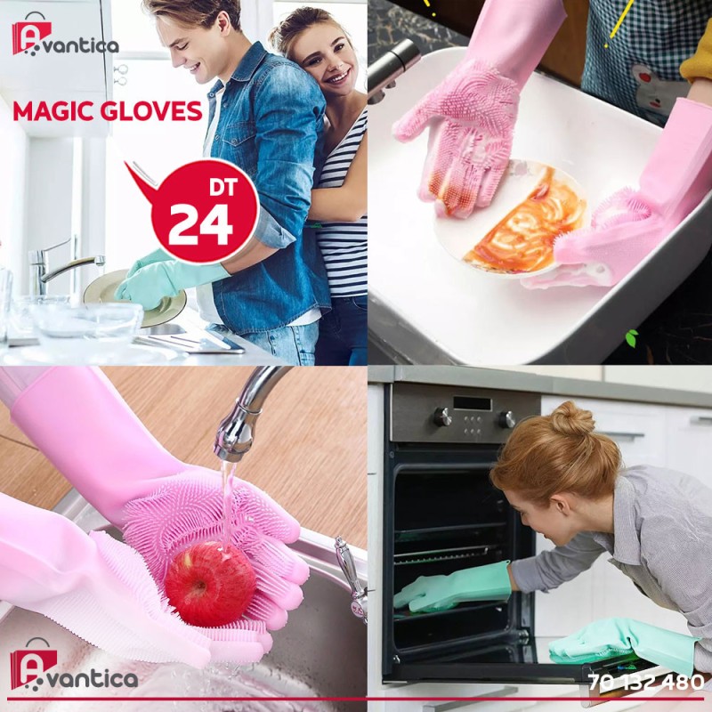 Magic gloves, Gants de Vaisselle magiques